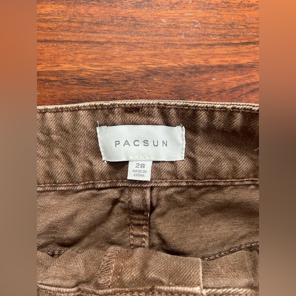 PacSun Belted Cargo Denim Mini Skirt Y2K festival wear - Picture 7 of 11